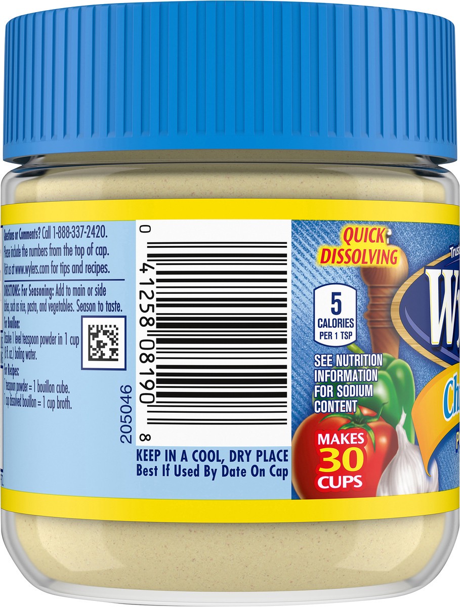 slide 5 of 9, Wyler's Instant Bouillon Chicken Flavored Powder, 3.75 oz Jar, 3.75 oz