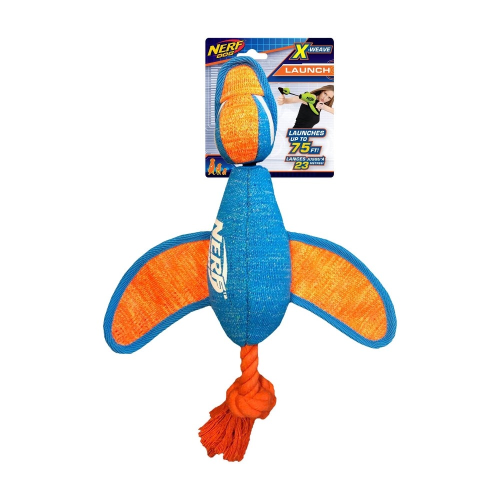 slide 3 of 3, NERF Weave Duck Launcher Dog Toy - M, 1 ct