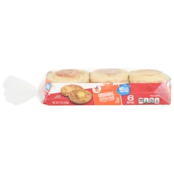 GIANT English Muffins Original Ready Split - 6 ct