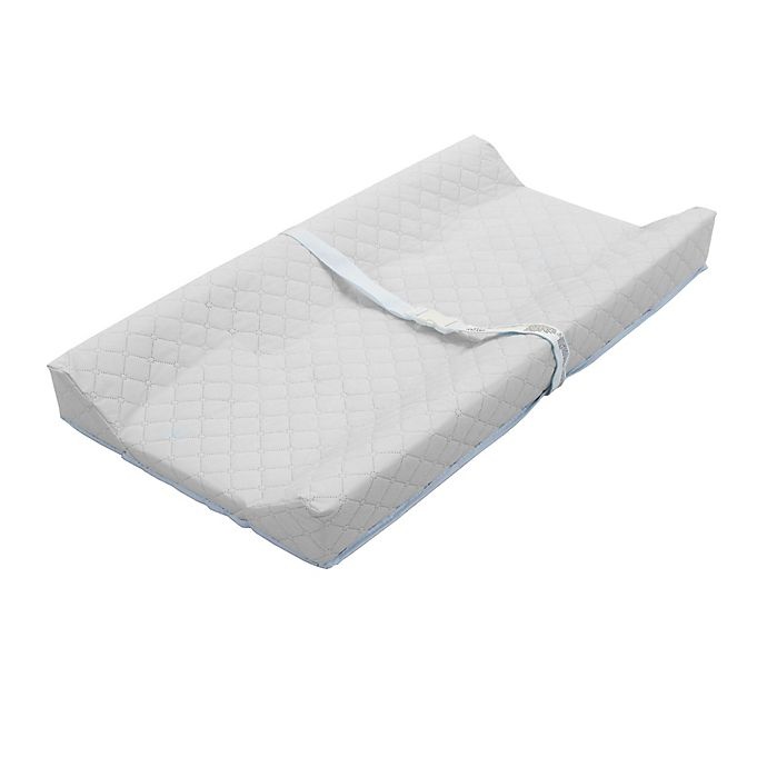 slide 2 of 7, LA Baby Waterproof Contour Changing Pad with Terry Cover - White, 32 in
