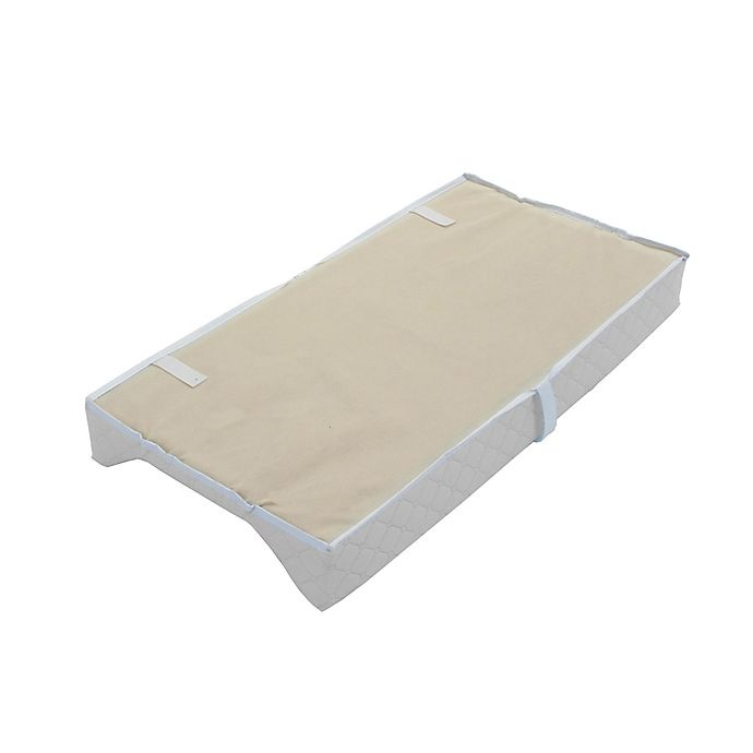 slide 3 of 7, LA Baby Waterproof Contour Changing Pad with Terry Cover - White, 32 in