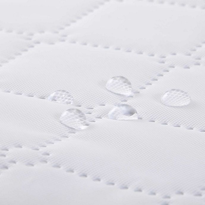 slide 6 of 7, LA Baby Waterproof Contour Changing Pad with Terry Cover - White, 30 in