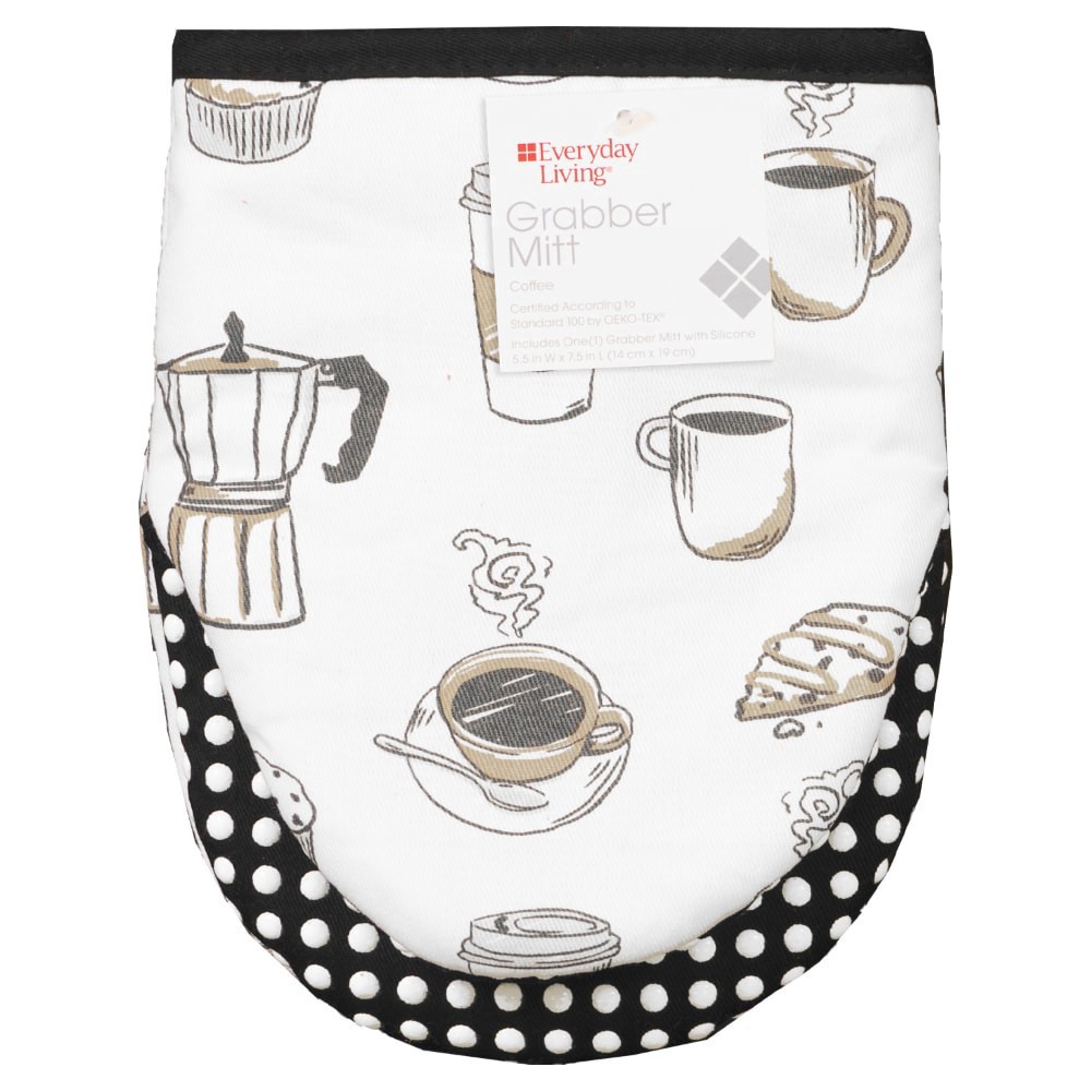 slide 2 of 4, Everyday Living Grabber Oven Mitt - Coffee, 1 ct