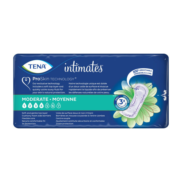 slide 2 of 17, Tena Intimiates Fresh & Clean Moderate Absorbency Incontinence Pads , 20 ct