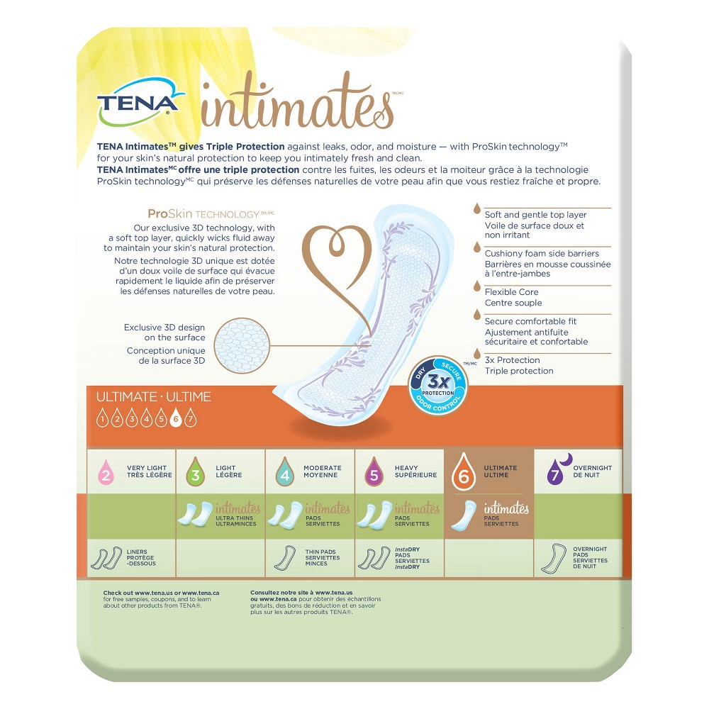 Tena Intimates Ultimate Incontinence Pad For Women 33 Ct Shipt 8857