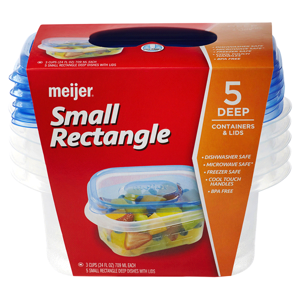 slide 1 of 2, Meijer Small Rectangle, 24 oz