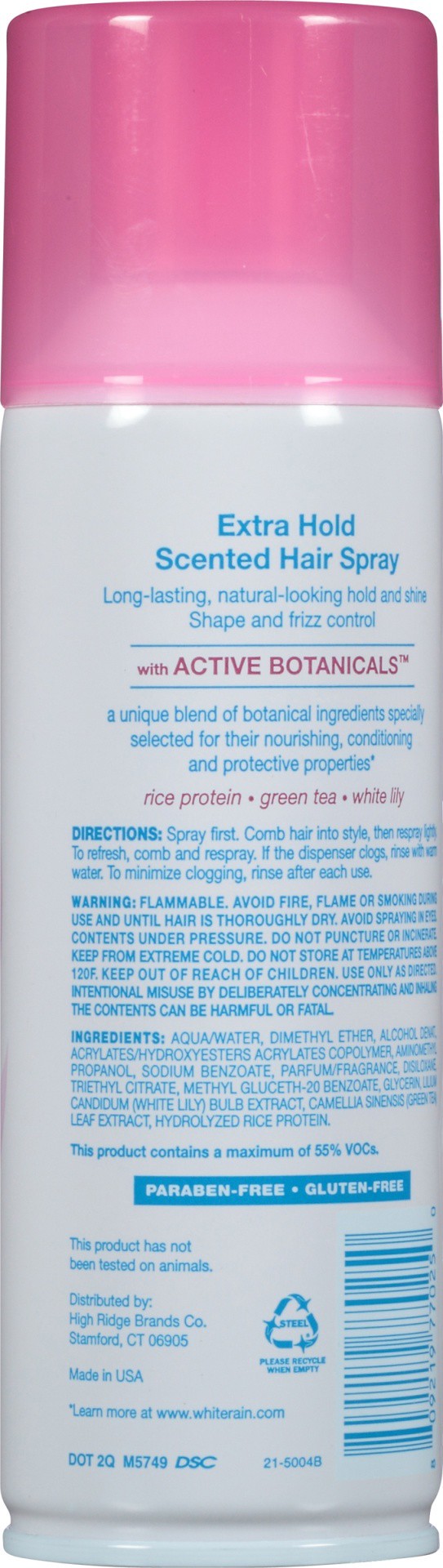 slide 4 of 5, White Rain Scented Hair Spray 7 Ounces, 7 oz