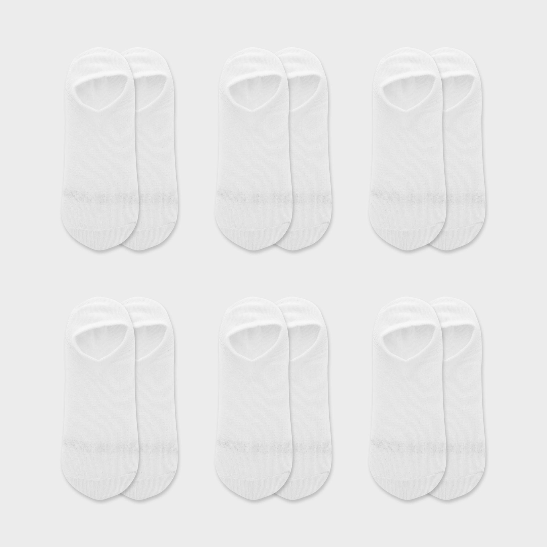 slide 1 of 3, Fruit of the Loom Women's Breathable Lightweight 6pk Liner Athletic Socks - White 4-10, 6 ct
