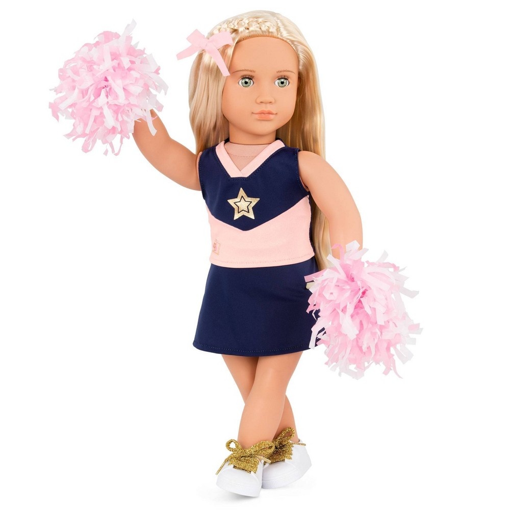 slide 2 of 4, Our Generation Khloe 18" Cheerleader Doll, 1 ct