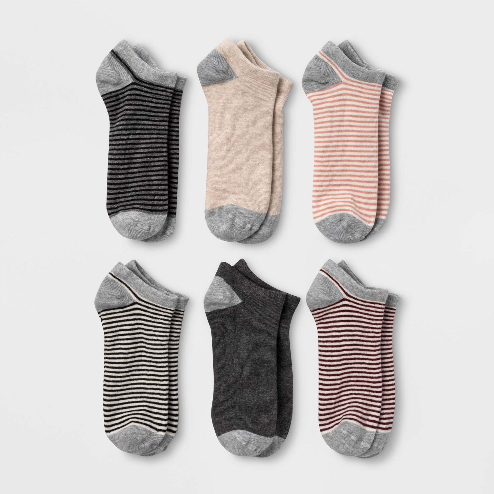 Women's 6pk Cozy Low Cut Socks - 4-10 : Target