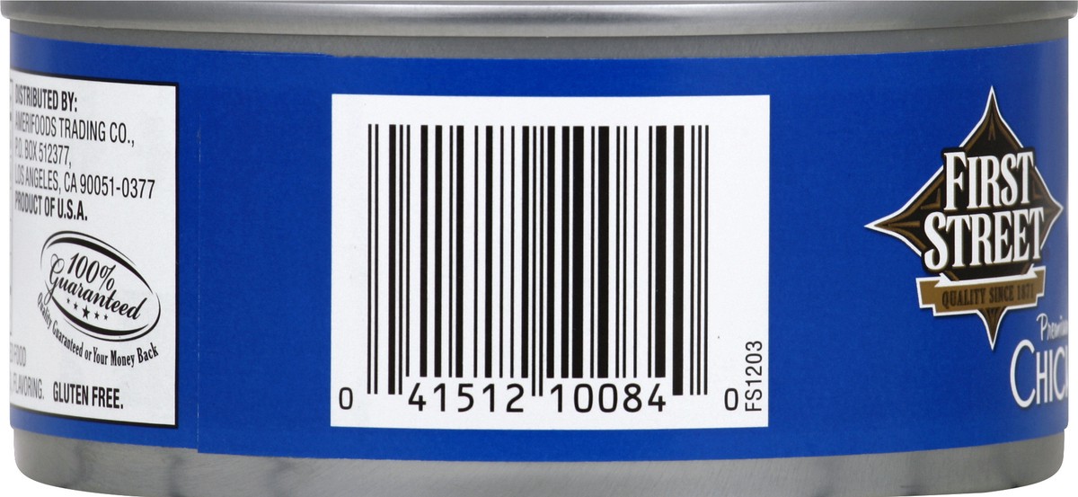 slide 5 of 6, First Street Premium Chunk Chicken Breast - 10 oz, 10 oz