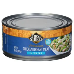 First Street Premium Chunk Chicken Breast - 10 oz