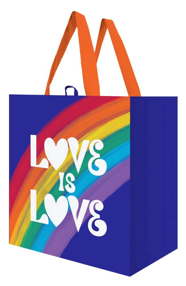 slide 1 of 1, Earthwise Love Is Love Reusable Tote Bag, 1 ct