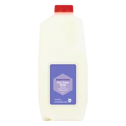 Know & Love Fat Free Milk 1 Half Gallon