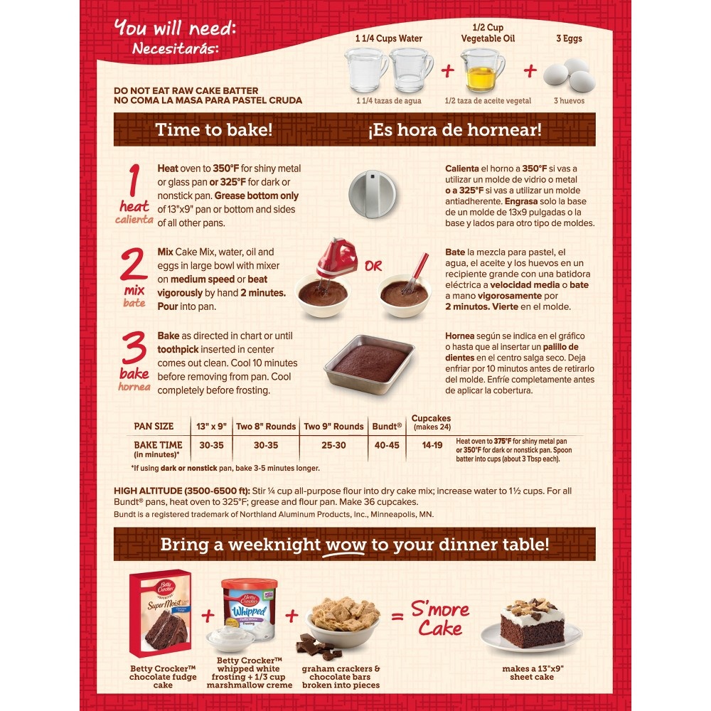 slide 2 of 4, Betty Crocker Super Moist Chocolate Fudge Cake Mix, 15.25 oz, 15.25 oz