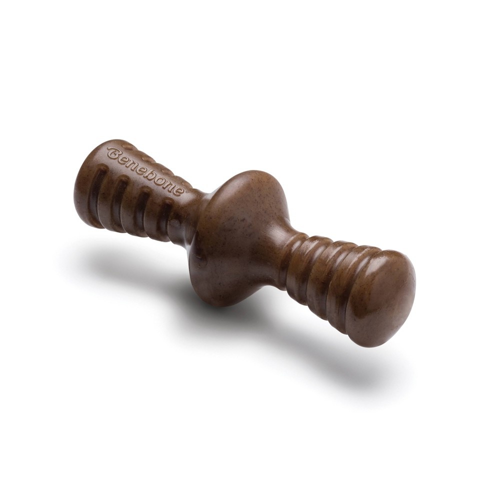 slide 3 of 4, Benebone Zaggler Bacon Dog Toy - M, 1 ct