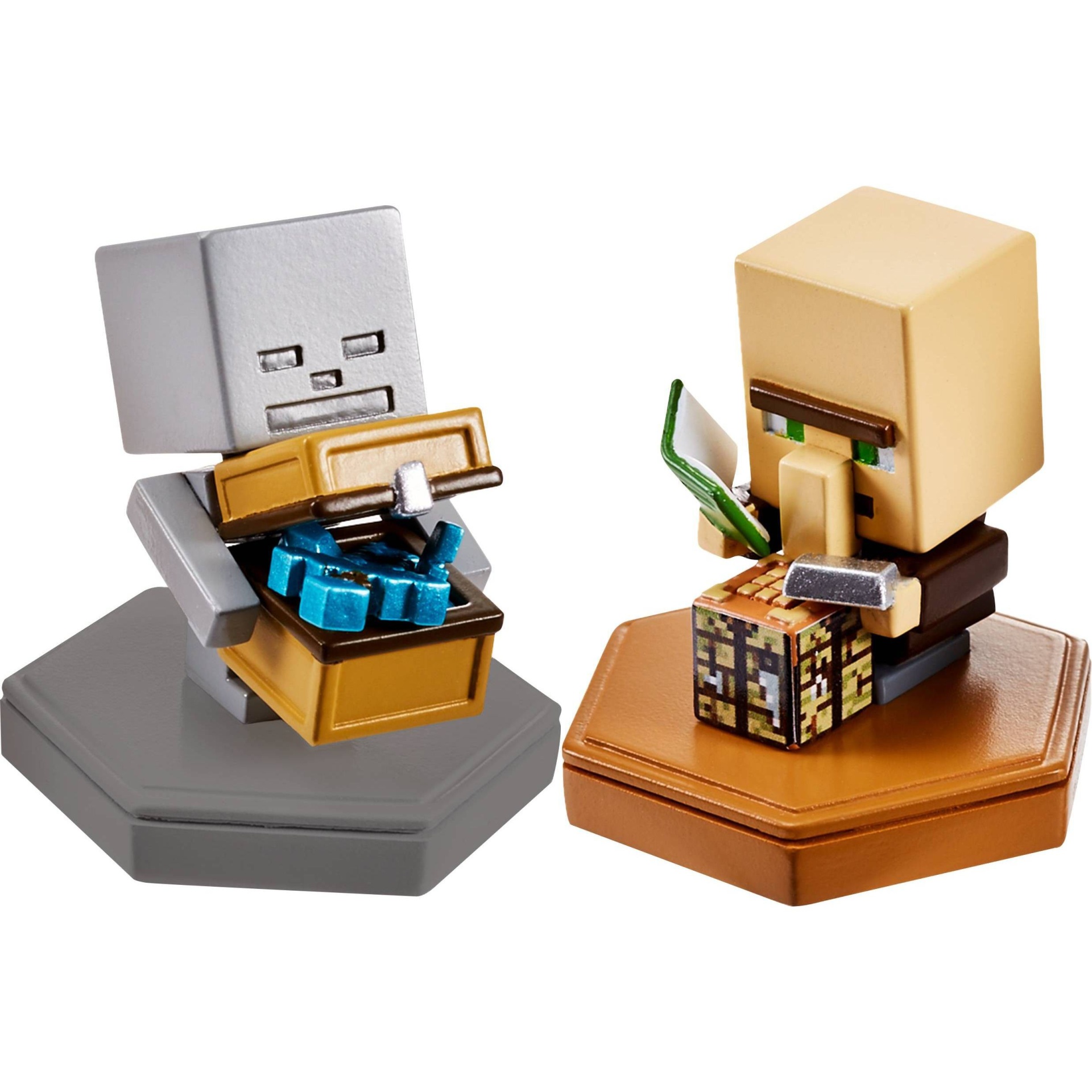 slide 1 of 6, Minecraft Boost Hoarding Skeleton Mini Figures, 2 ct