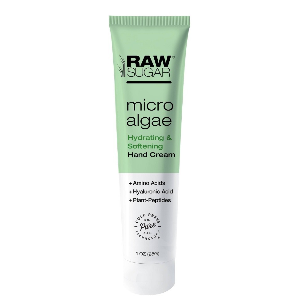 slide 2 of 2, Raw Sugar Micro Algae Hydrating & Softening Hand Cream, 1 oz