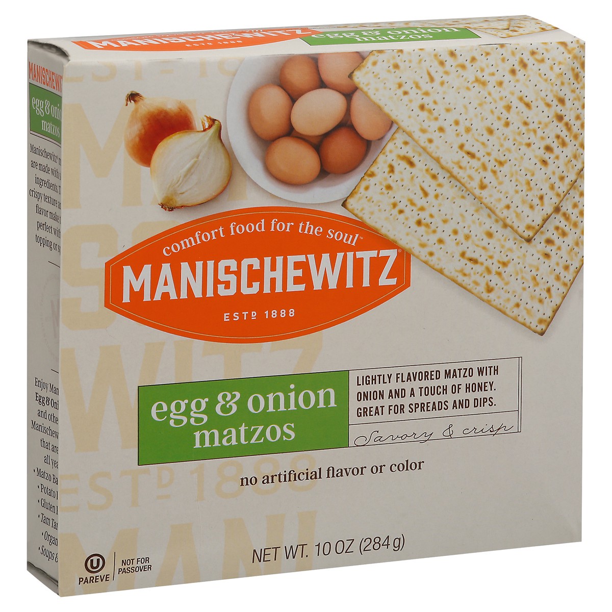slide 2 of 9, Manischewitz Egg & Onion Matzos 10 oz, 10 oz