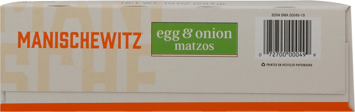 slide 4 of 9, Manischewitz Egg & Onion Matzos 10 oz, 10 oz