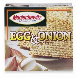 Manischewitz Egg & Onion Matzos
