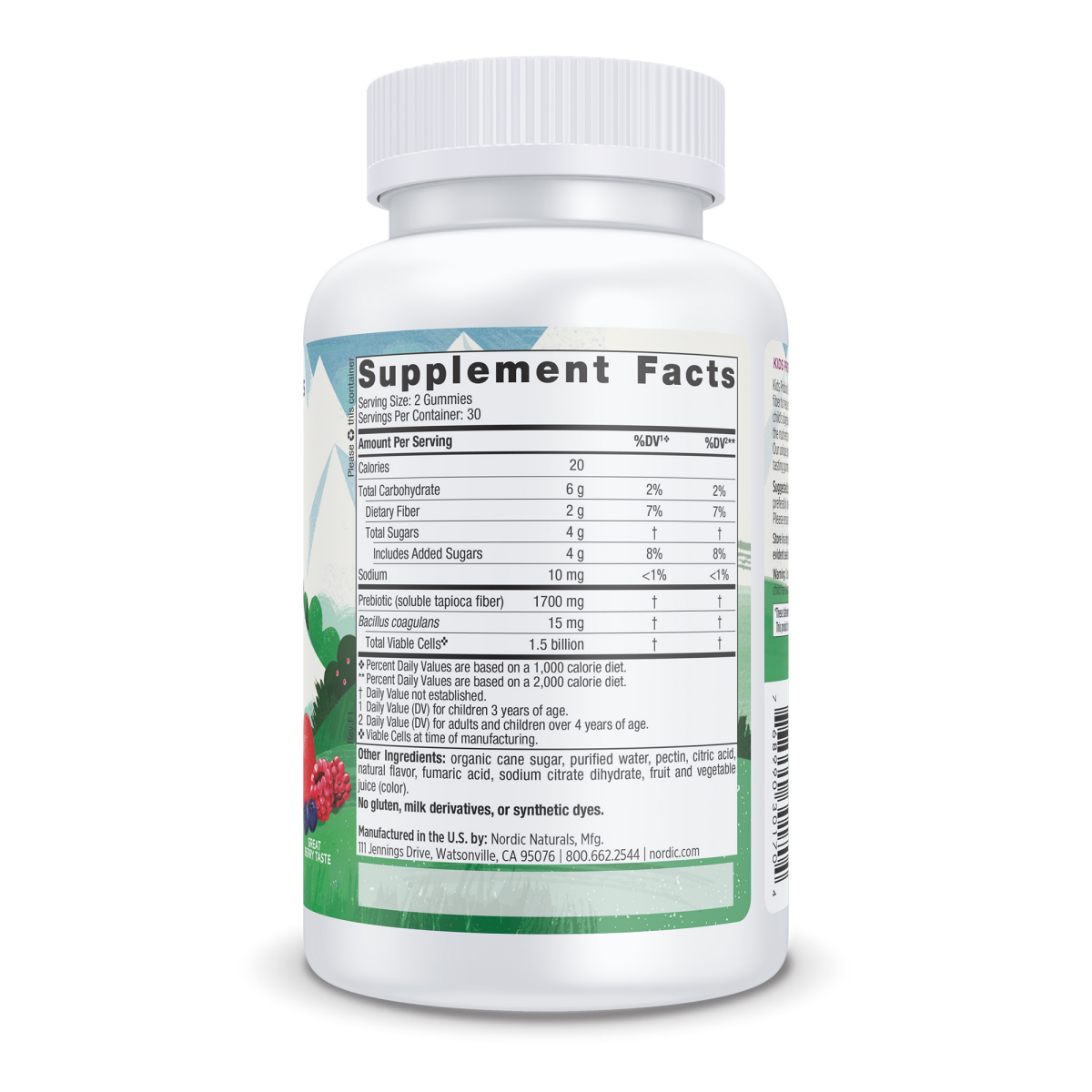 slide 3 of 3, Nordic Naturals Kids Flora Probiotic Gummies, 60 ct