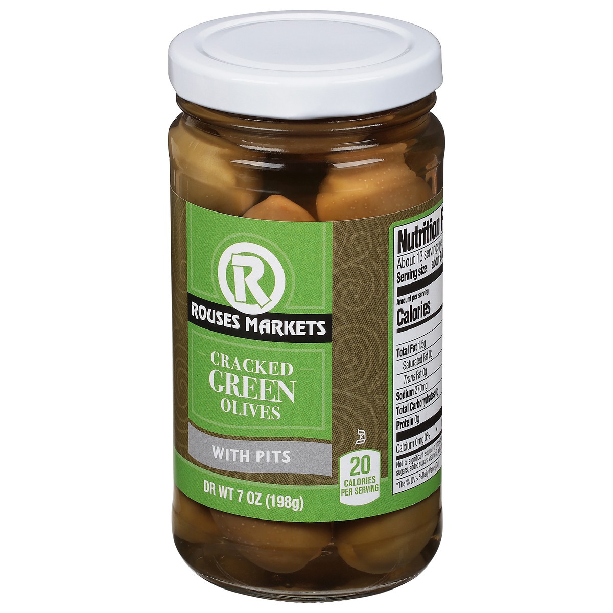 slide 6 of 11, Rouses Markets Rous Olive Cracked, 7 oz