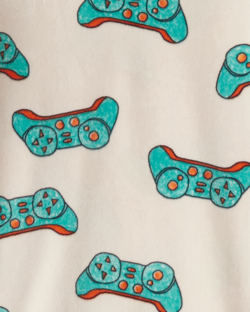 slide 2 of 2, Carter's Boys Gamer DreamPlush Snug Fit 2-Piece Pajamas - Beige Beige 7, 1 ct