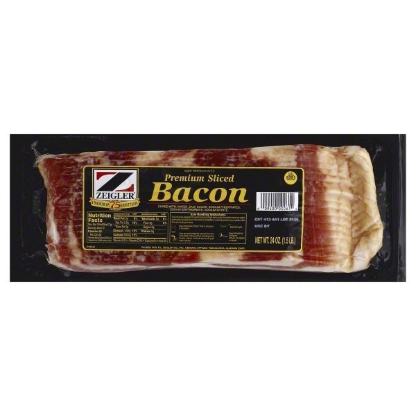 slide 1 of 1, Zeigler Bacon 24 oz, 24 oz