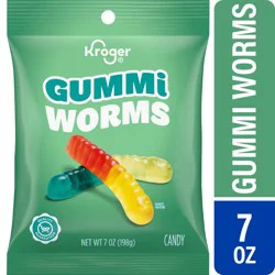 Kroger Gummi Worms Candy Bag