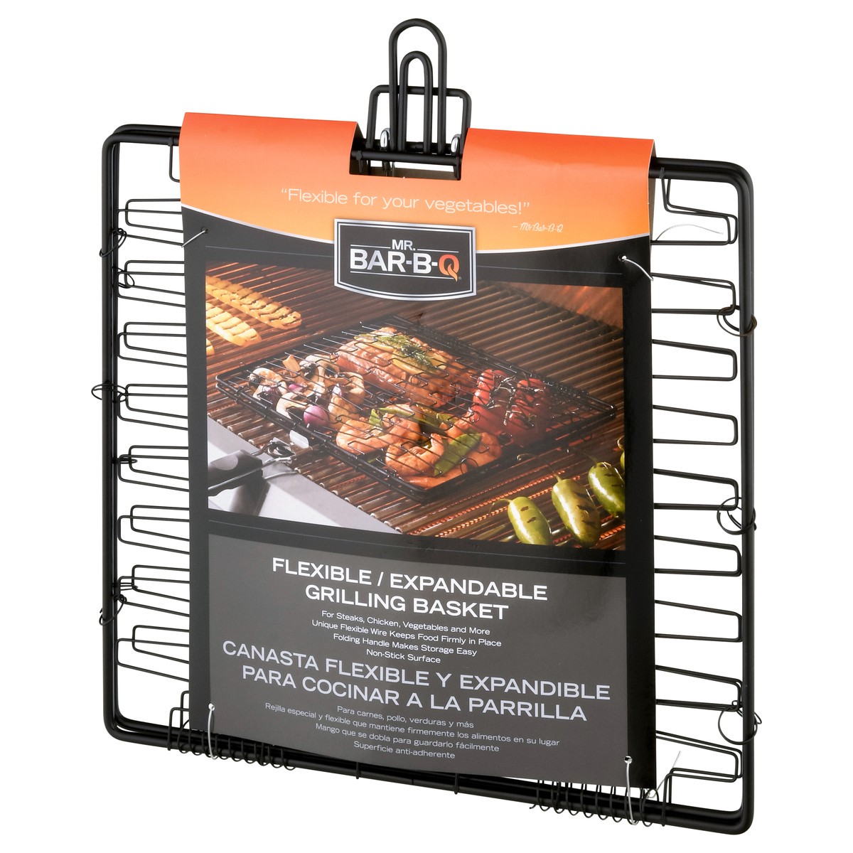 slide 7 of 9, Mr. Bar-B-Q Flexible/Expandable Grilling Basket 1 ea, 1 ea
