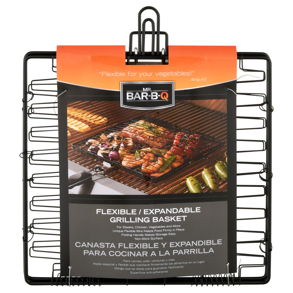slide 1 of 9, Mr. Bar-B-Q Flexible/Expandable Grilling Basket 1 ea, 1 ea