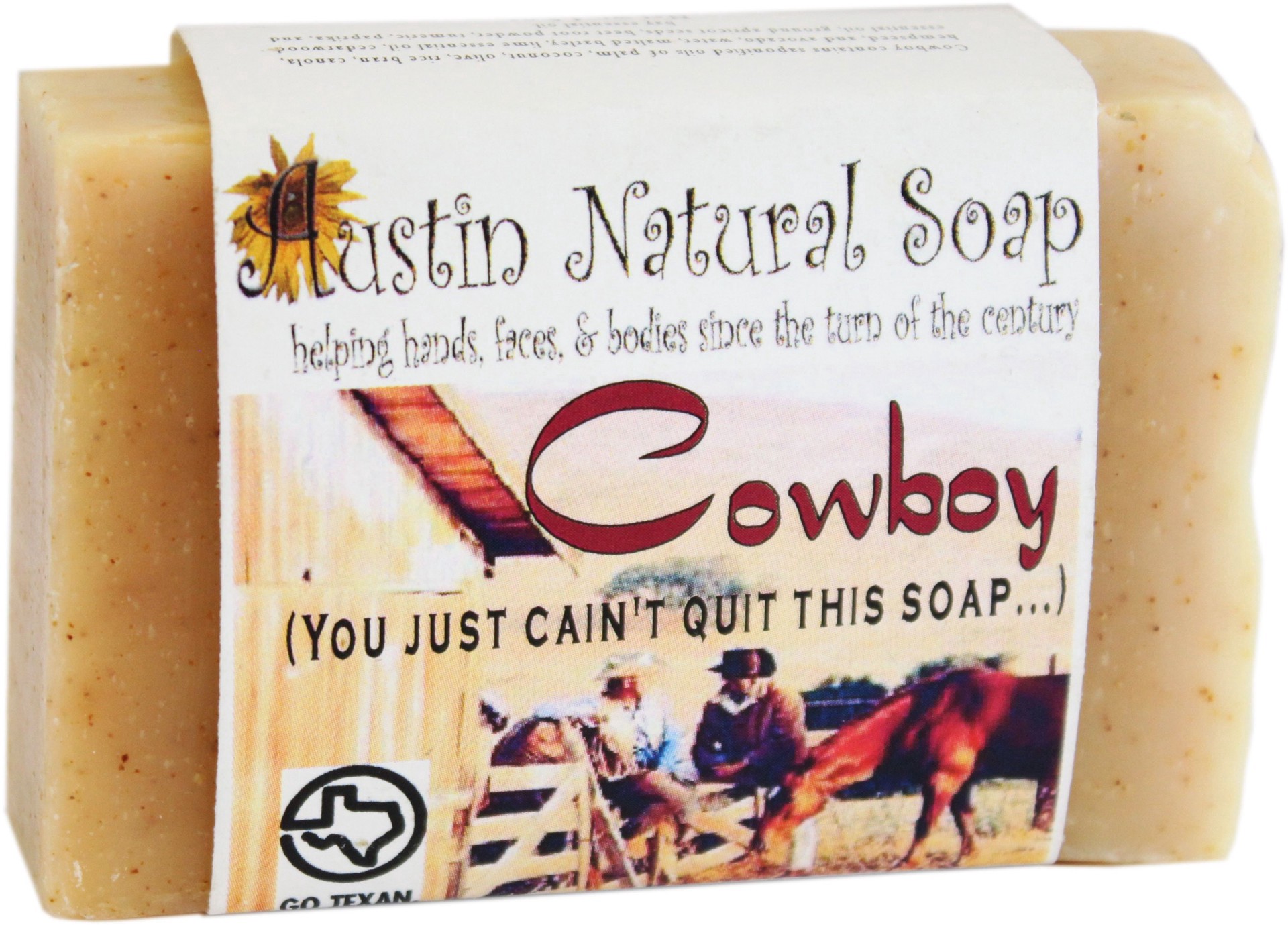 slide 1 of 1, Austin Natural Soap Silicon Cowboy, 4.5 oz