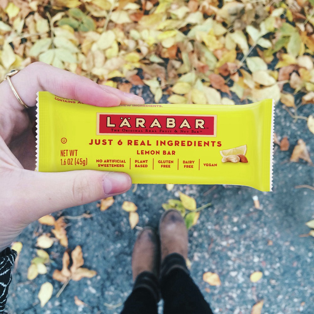 slide 5 of 17, LÄRABAR Lemon Bar, Gluten Free Vegan Fruit & Nut Bar, 1.6 oz Bars, 6 Ct, 6 ct