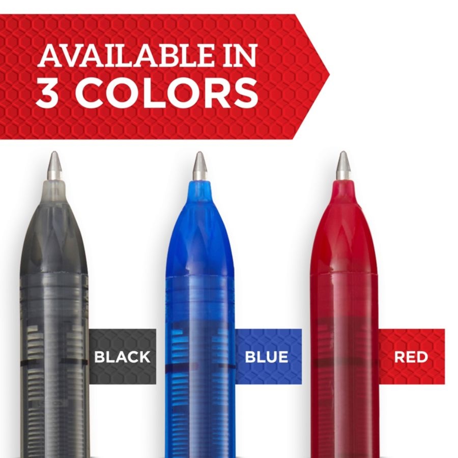 slide 4 of 6, Sharpie Roller Pens, Arrow Point, 0.7 Mm, Black Barrel, Black Ink, Pack Of 12 Pens, 12 ct
