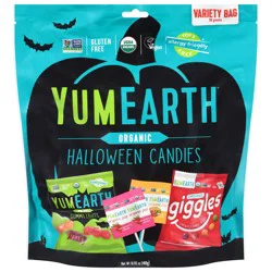 YumEarth Variety Bag Halloween Organic Candies 50 ea