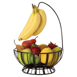Mikasa Striped Hanging Fruit Basket
