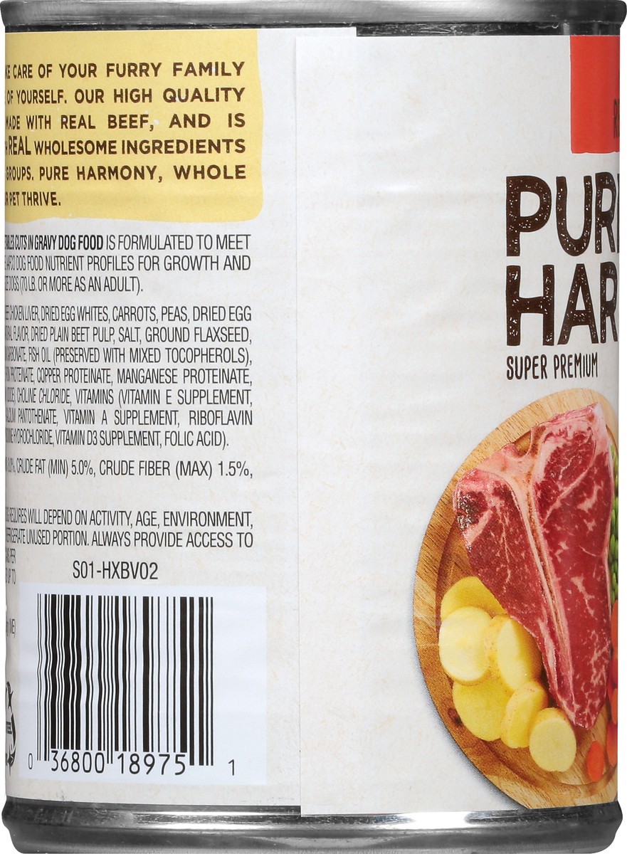 slide 8 of 14, Pure Harmony Grain Free Super Premium With Beef & Vegetables Cuts In Gravy Dog Food 13.2 oz, 13.2 oz