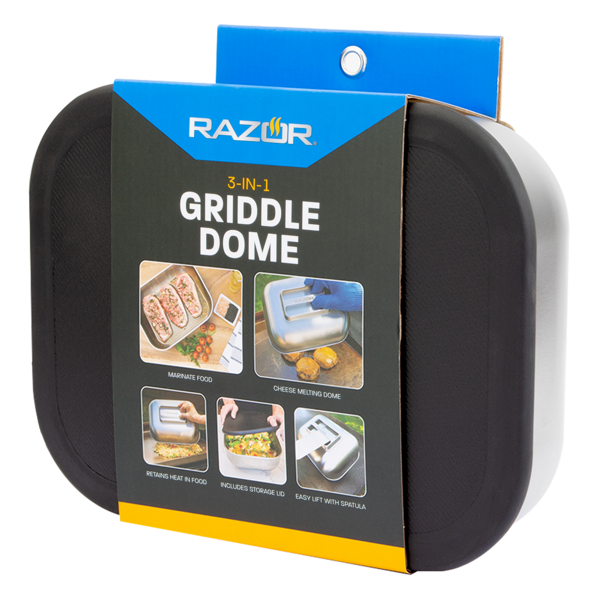 slide 4 of 4, 3 In 1 Dome Melting Steaming Marinating, 1 ct