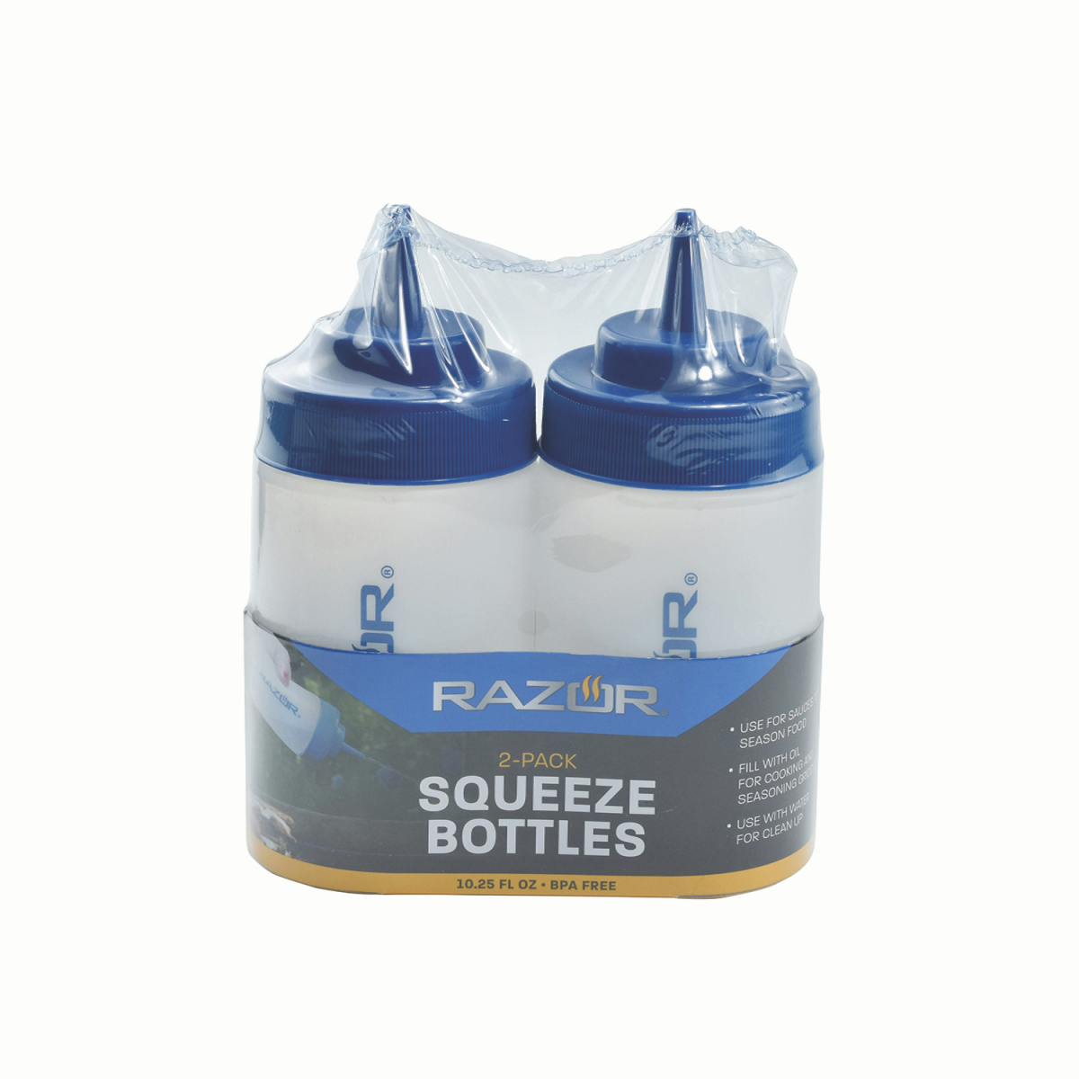 slide 6 of 6, Razor Squeeze Bottle Set of 2, 6.5 in