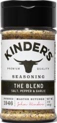 Kinder's The Blend Salt, Pepper & Garlic Seasoning 3 oz