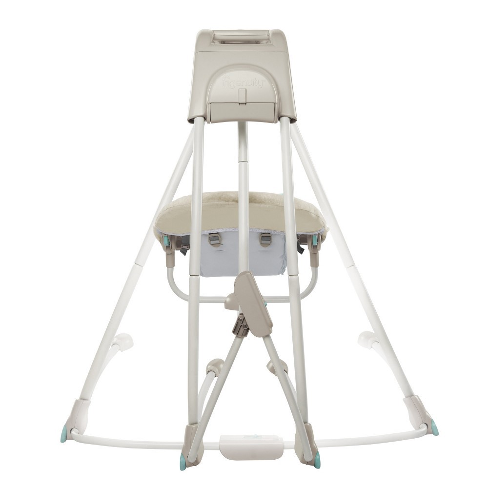 slide 16 of 17, Ingenuity InLighten Baby Swing - Easy-Fold Frame & Light Up Mobile - Twinkle Tails, 1 ct