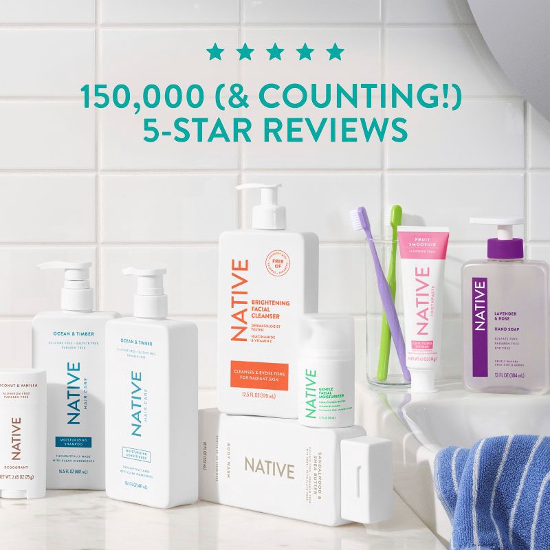 slide 9 of 11, Native Premium Whitening Wild Mint & Peppermint Oil Fluoride Free Toothpaste - 4.1 oz, 4.1 oz