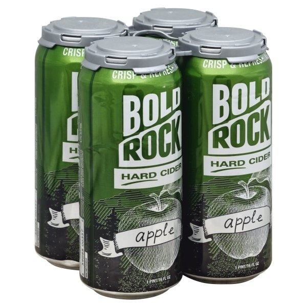 slide 1 of 1, Bold Rock Carolina Apple Hard Cider, 4 ct; 16 oz
