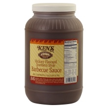 slide 1 of 1, Hickory Smoke Bbq Sauce Ken's, 128 oz