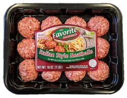 Meatballs Italian Style 1 Lb - 16 Oz.