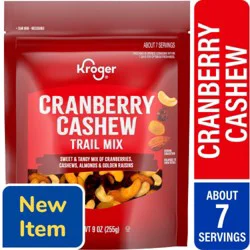 CRANBERRY CASHEW TRAIL MIX - KROGER - 9 OZ