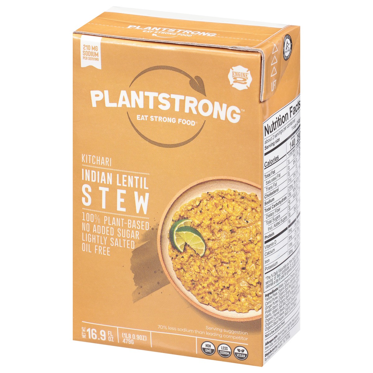 slide 6 of 9, Plantstrong Indian Lentil Stew, 16.9 fl oz