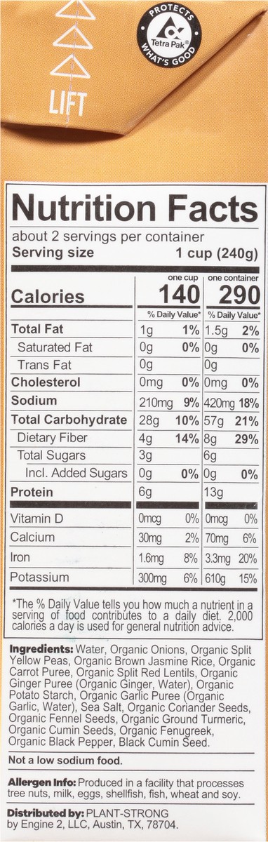 slide 8 of 9, Plantstrong Indian Lentil Stew, 16.9 fl oz