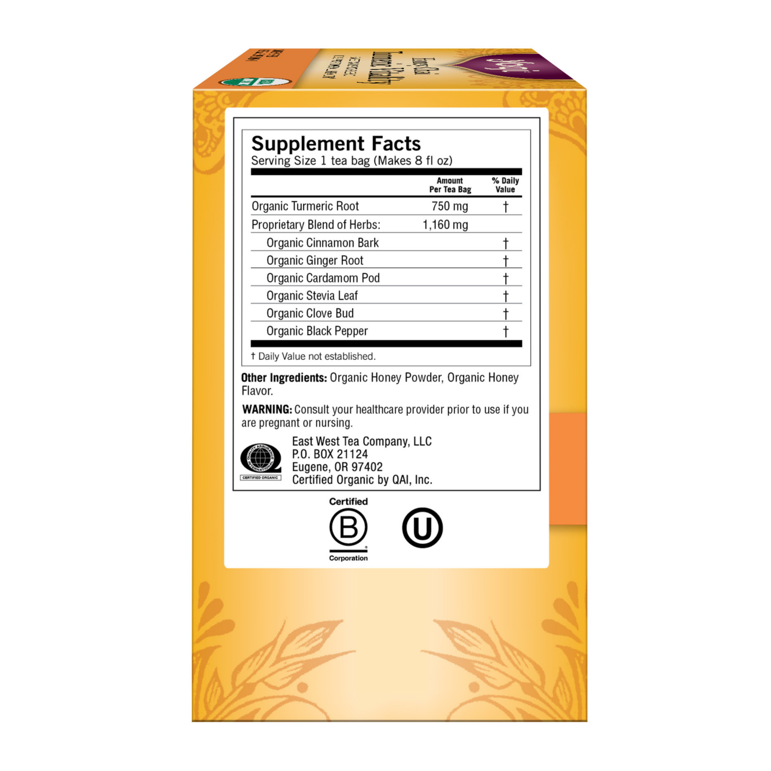 slide 4 of 5, Yogi Turmeric Vitality Honey Chai Herbal Tea 16 Tea Bags, 16 ct